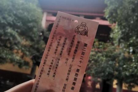 罗汉灵签325