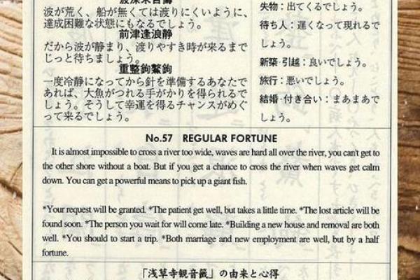 浅草寺灵签33