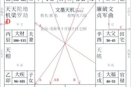 紫微斗数之后天运势－－岁限的分析推断：看流年