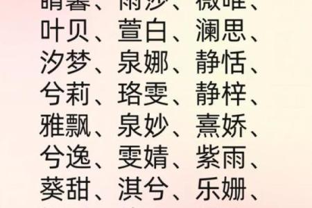 生晨八字起名