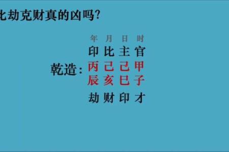 八字劫与财