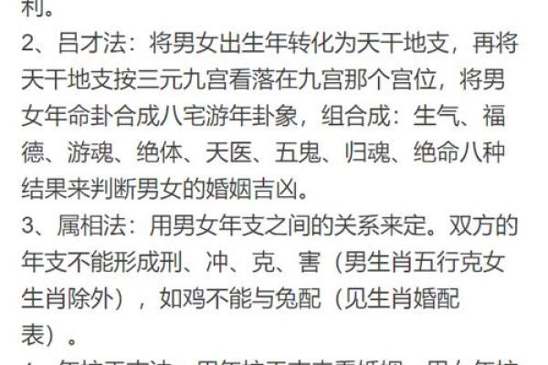 八字看婚姻吉凶方位图片