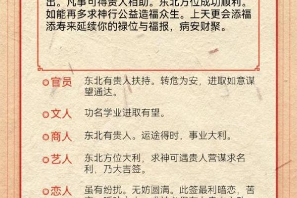 财神占卜灵签每日一签