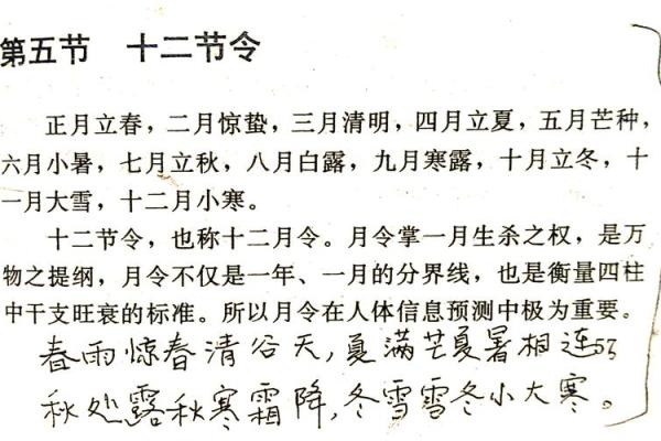 算命节气