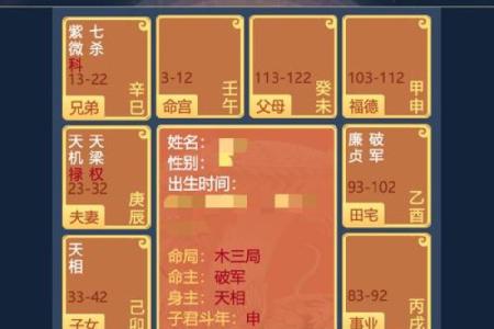 紫薇星盘上面的数字是什么意思