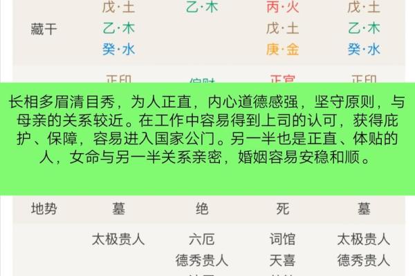 八字测算婚姻例一