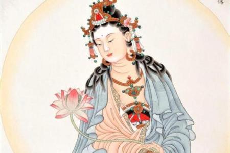 观音灵签董永寻母水墨