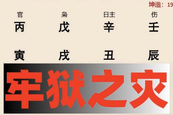 父有大灾的八字