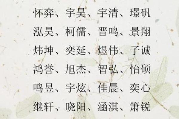 给属鼠巳时出生的男孩取名的好方法姓名