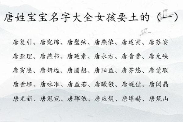 唐姓男孩名字大全-唐姓男孩起名字大全-唐姓名字大全姓名