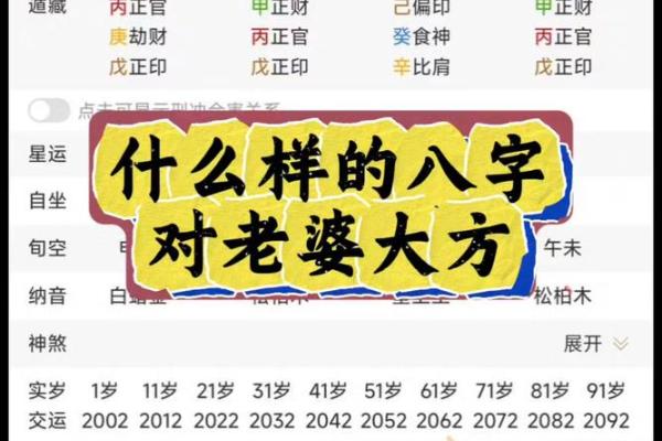 女生男八字