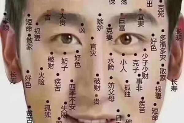 面相解析：额头面相算命图解