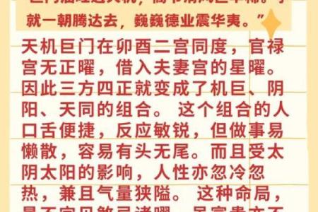 紫薇斗数大限天同巨门