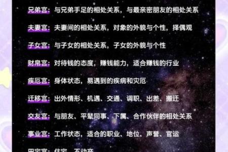 紫微斗数诸星落诸宫之：子女宫