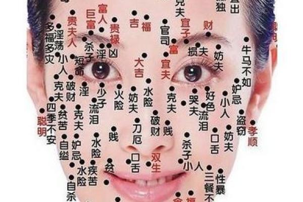 胸部痣相图解算命